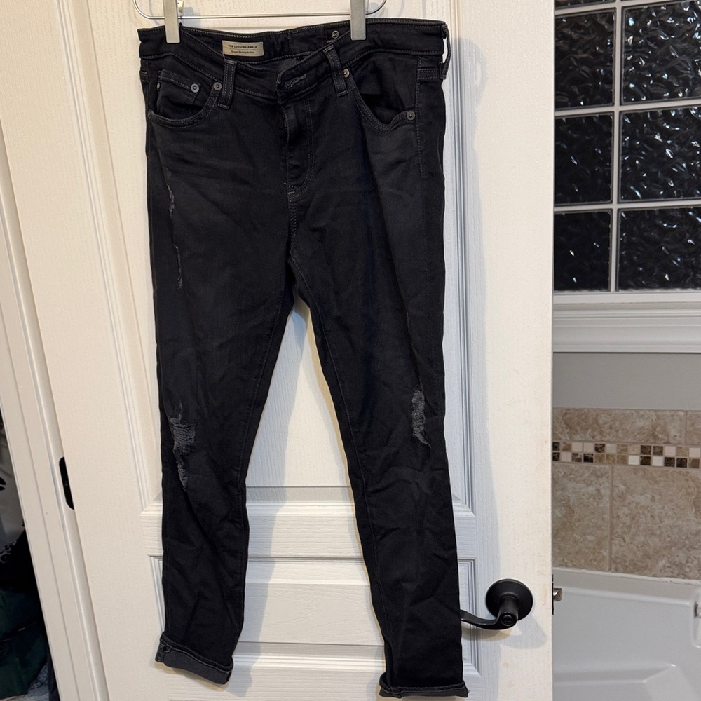 AG Adriano Goldschmied Women's Black Skinny Jeans